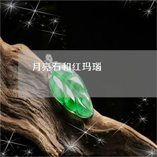 月亮石和红玛瑙/2023040123604 月亮石和红玛瑙/2023040123604