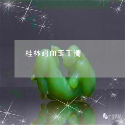 桂林鸡血玉手镯/2023040130713 桂林鸡血玉手镯/2023040130713
