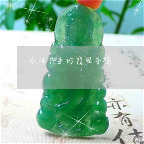 水沫共生的翡翠手镯/2023041698593