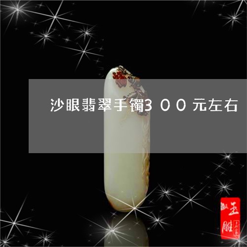 沙眼翡翠手镯300元左右/2023062994947