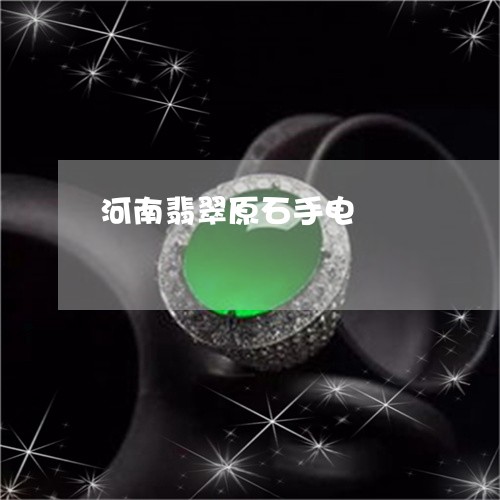 河南翡翠原石手电/2023031985958 河南翡翠原石手电/2023031985958