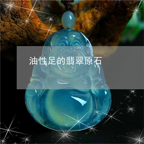 油性足的翡翠原石/2023031983049