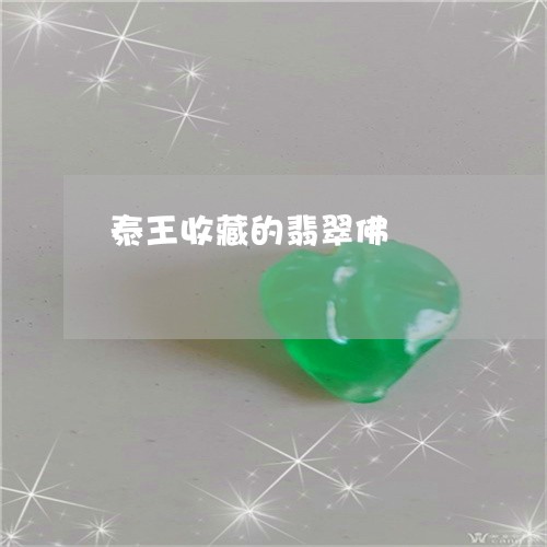泰王收藏的翡翠佛/2023031917572 泰王收藏的翡翠佛/2023031917572