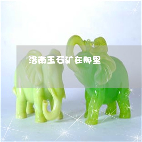 洛南玉石矿在那里/2023031995928