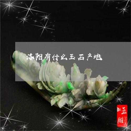 洛阳有什么玉石产地/2023041616039