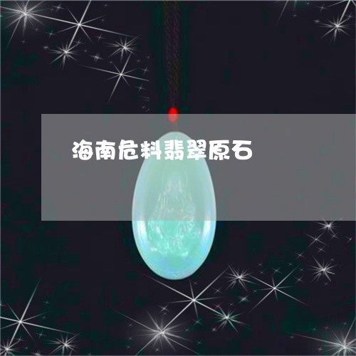 海南危料翡翠原石/2023031954059