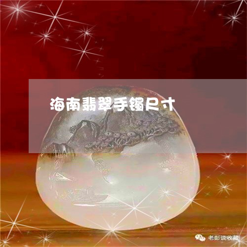海南翡翠手镯尺寸/2023031949581