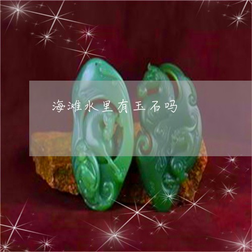海滩水里有玉石吗/2023031941603