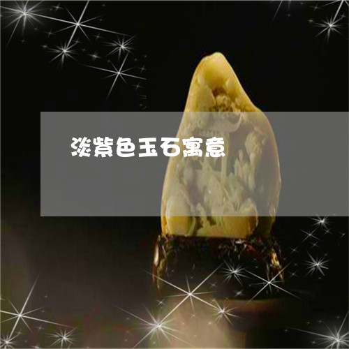 淡紫色玉石寓意/2023040146279