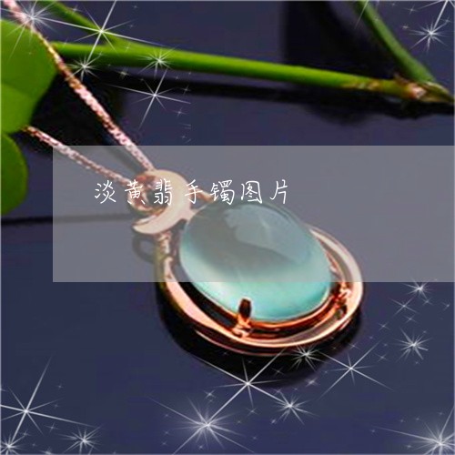 淡黄翡手镯图片/2023033188585 淡黄翡手镯图片/2023033188585