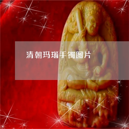 清代 竹節形瑪瑙腕輪-