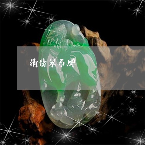 清翡翠吊牌/2023071451391