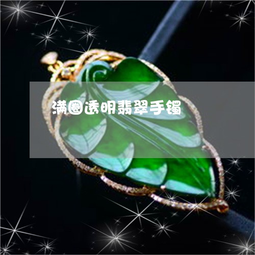 满圈透明翡翠手镯/2023031714046 满圈透明翡翠手镯/2023031714046