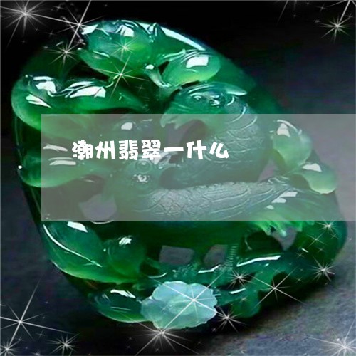潮州翡翠一什么/2023033167047 潮州翡翠一什么/2023033167047