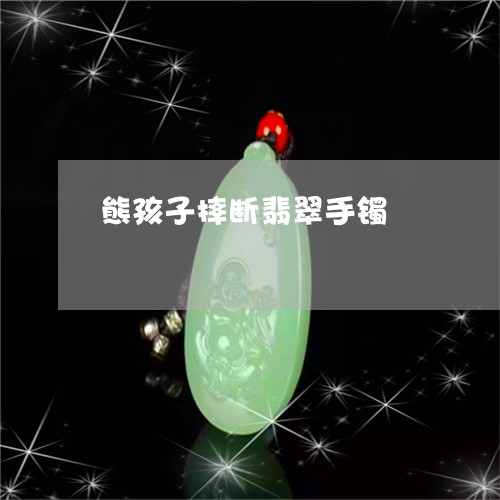 熊孩子摔断翡翠手镯/2023041521592 熊孩子摔断翡翠手镯/2023041521592