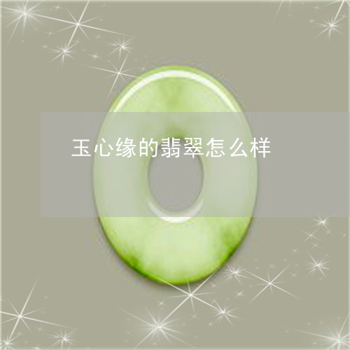 玉心缘的翡翠怎么样/2023041485936