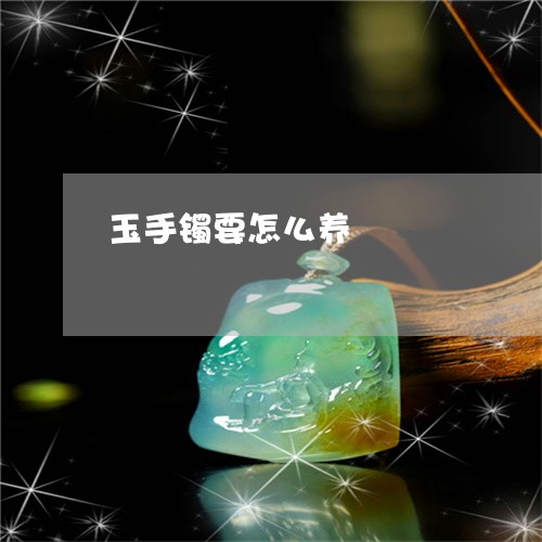 玉手镯要怎么养/2023033149825
