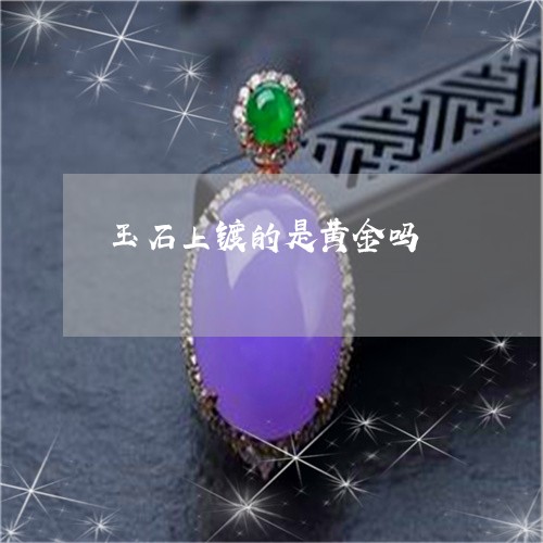 玉石上镀的是黄金吗/2023041532037 玉石上镀的是黄金吗/2023041532037