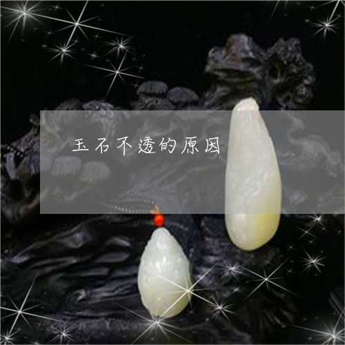 玉石不透的原因/2023033117273