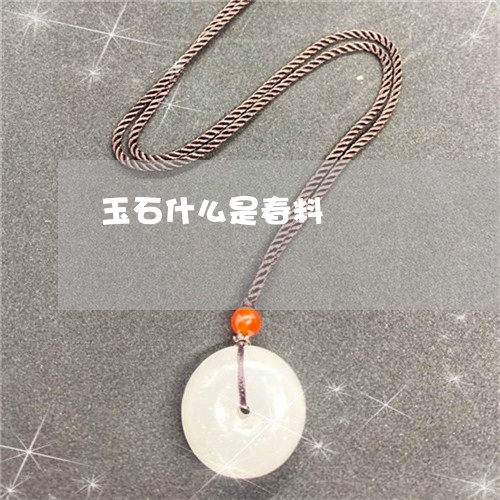 玉石什么是春料/2023033147360 玉石什么是春料/2023033147360