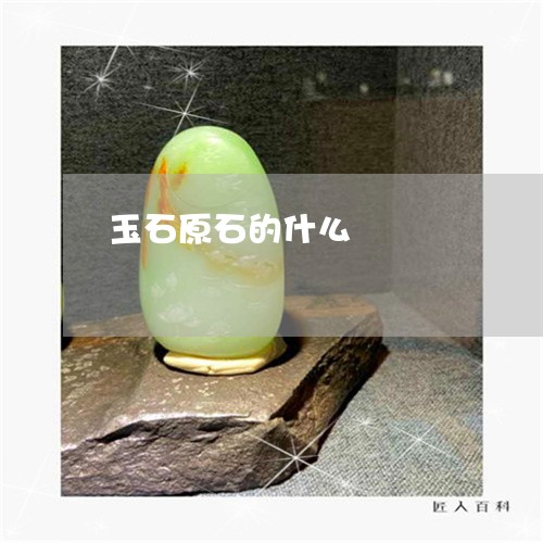 玉石原石的什么/2023033193724
