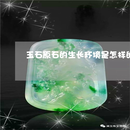 玉石原石的生长环境是怎样的图片/2023071268380