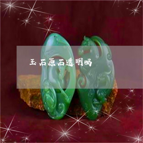 玉石原石透明吗/2023033150493 玉石原石透明吗/2023033150493