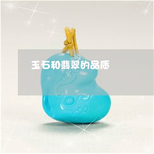 玉石和翡翠的品质/2023031879593 玉石和翡翠的品质/2023031879593