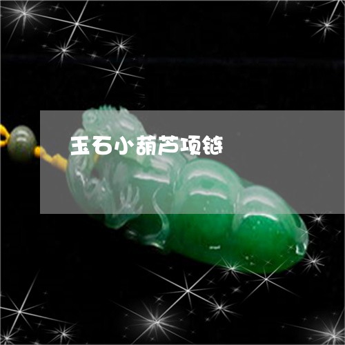 玉石小葫芦项链/2023033073512 玉石小葫芦项链/2023033073512