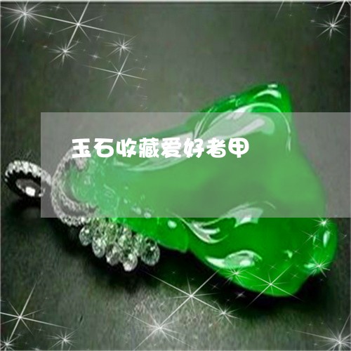 玉石收藏爱好者甲/2023031802048 玉石收藏爱好者甲/2023031802048