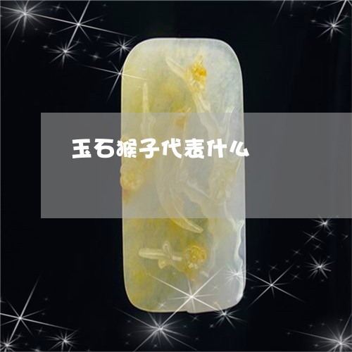 玉石猴子代表什么/2023031840793