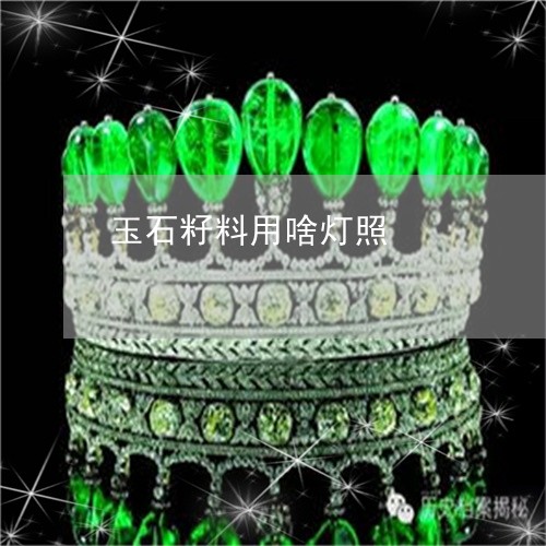 玉石籽料用啥灯照/2023031829482