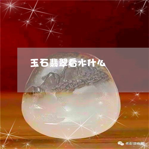 玉石翡翠看水什么/2023031733027 玉石翡翠看水什么/2023031733027