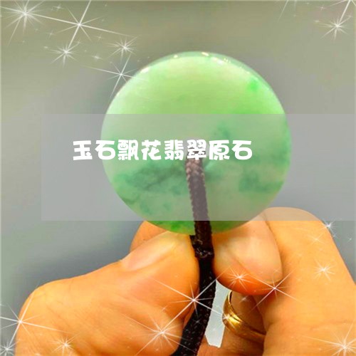 玉石飘花翡翠原石/2023031720494