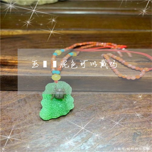 玉貔貅混色可以戴吗/2023041316825