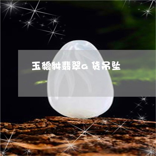 玉貔貅翡翠a货吊坠/2023041385967