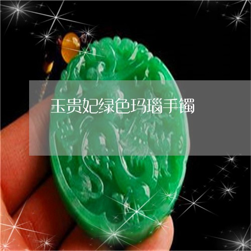 玉贵妃绿色玛瑙手镯/2023041339281 玉贵妃绿色玛瑙手镯/2023041339281