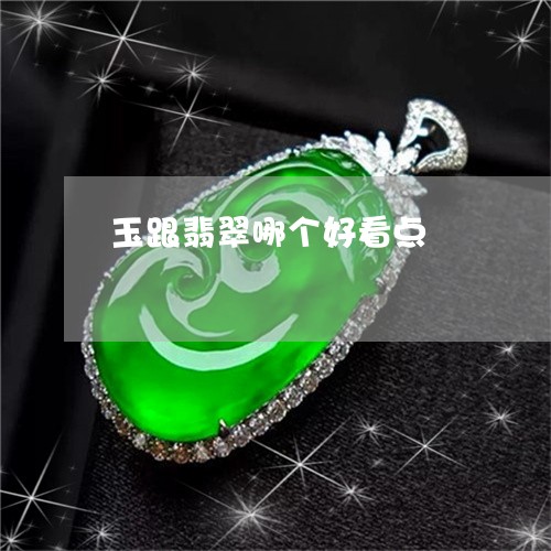 玉跟翡翠哪个好看点/2023041394947