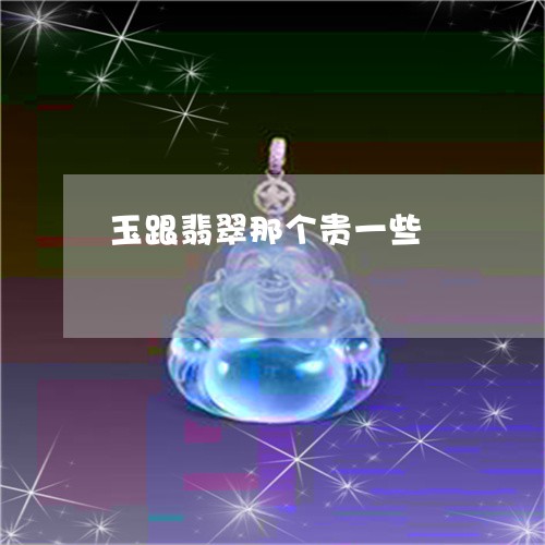 玉跟翡翠那个贵一些/2023041316937
