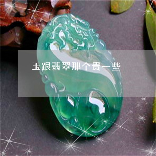 玉跟翡翠那个贵一些/2023041347260
