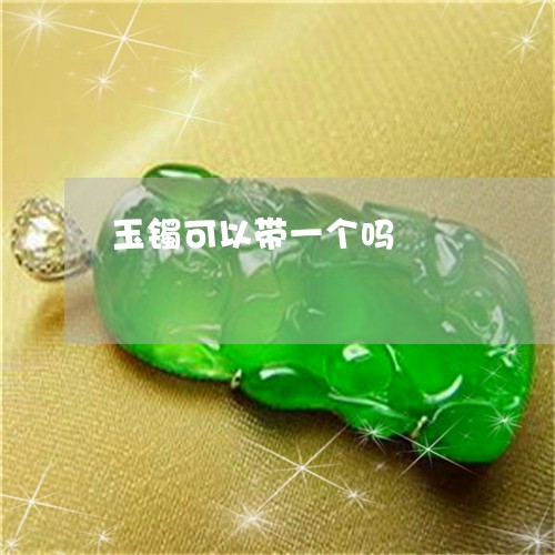 玉镯可以带一个吗/2023031650314