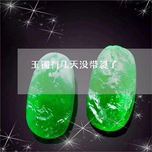 玉镯有几天没带裂了/2023041339393 玉镯有几天没带裂了/2023041339393