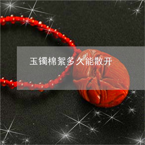 玉镯棉絮多久能散开/2023041358272 玉镯棉絮多久能散开/2023041358272