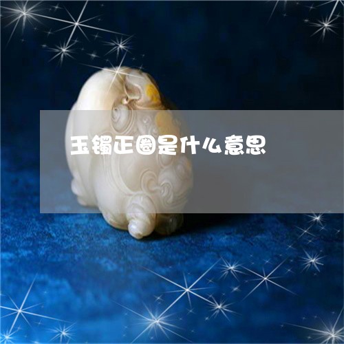 玉镯正圈是什么意思/2023041372695