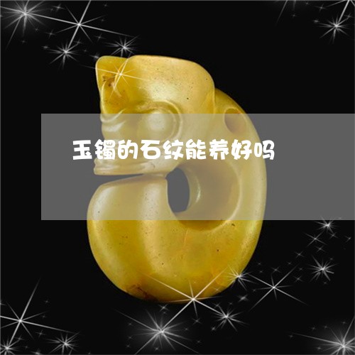 玉镯的石纹能养好吗/2023041333825