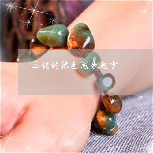 玉镯的绿色越来越少/2023041303847