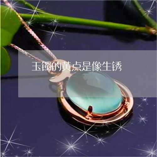 玉镯的黄点是像生锈/2023041365805