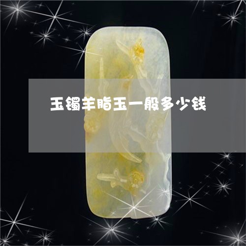 玉镯羊脂玉一般多少钱/2023021646279