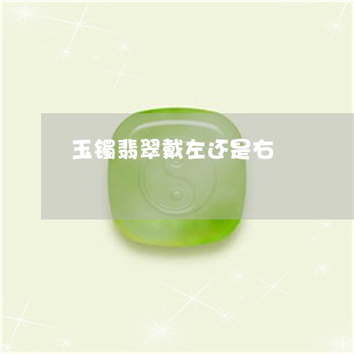 玉镯翡翠戴左还是右/2023041377360