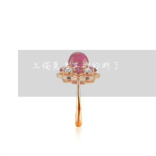玉镯莫名其妙的断了/2023041318151